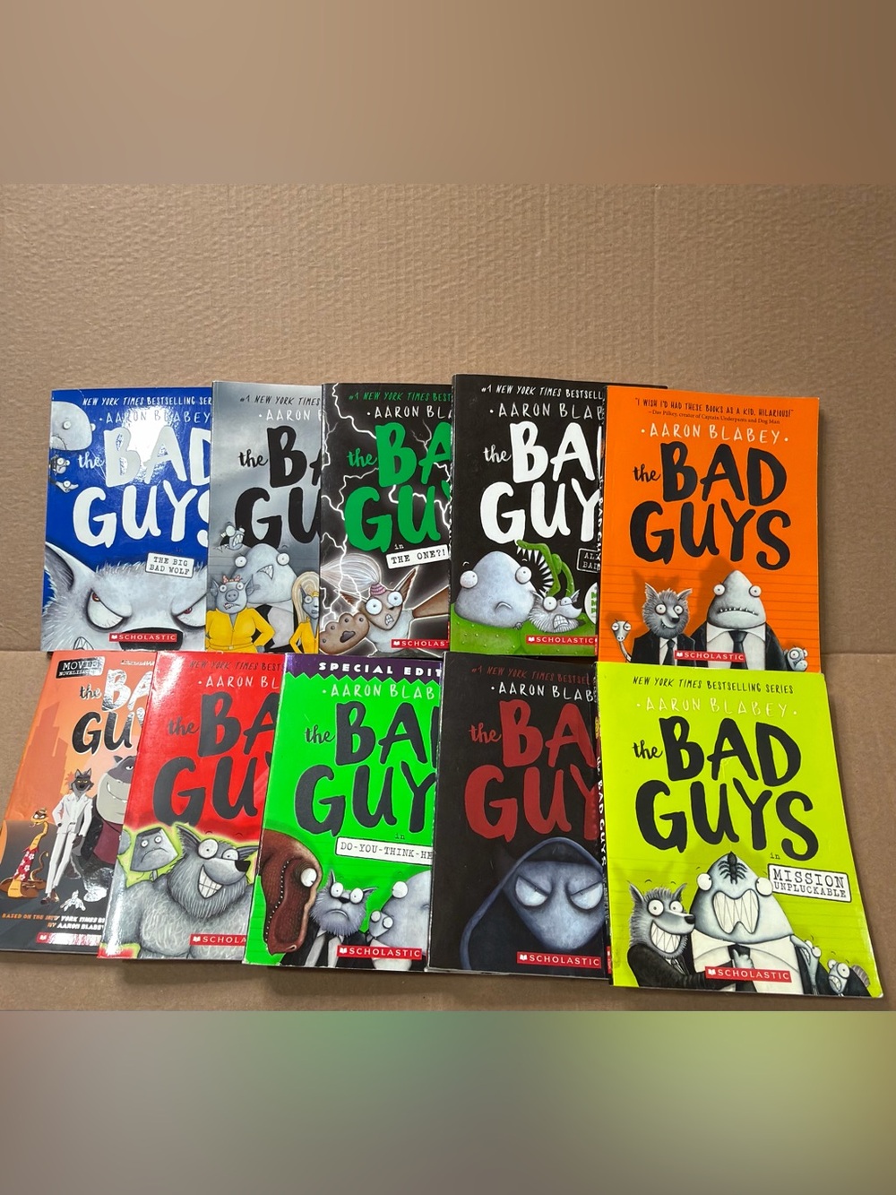 The Bad Guys Kids Book - Bright Green Cover by
